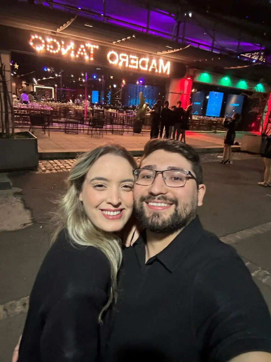 Cliente aproveitando a viagem