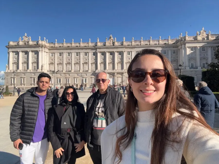 Cliente em viagem pela Europa