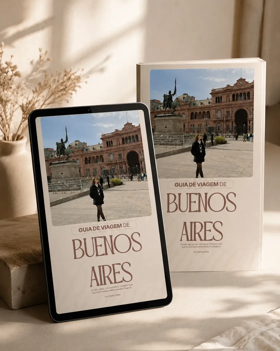 Mockup do Guia Completo de Buenos Aires